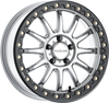 Alpha Hyper 15x7 5x114.3 +25 Silver W/ Black Ring