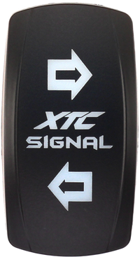 Dash Switch Rocker Face Turn Signal Vertical