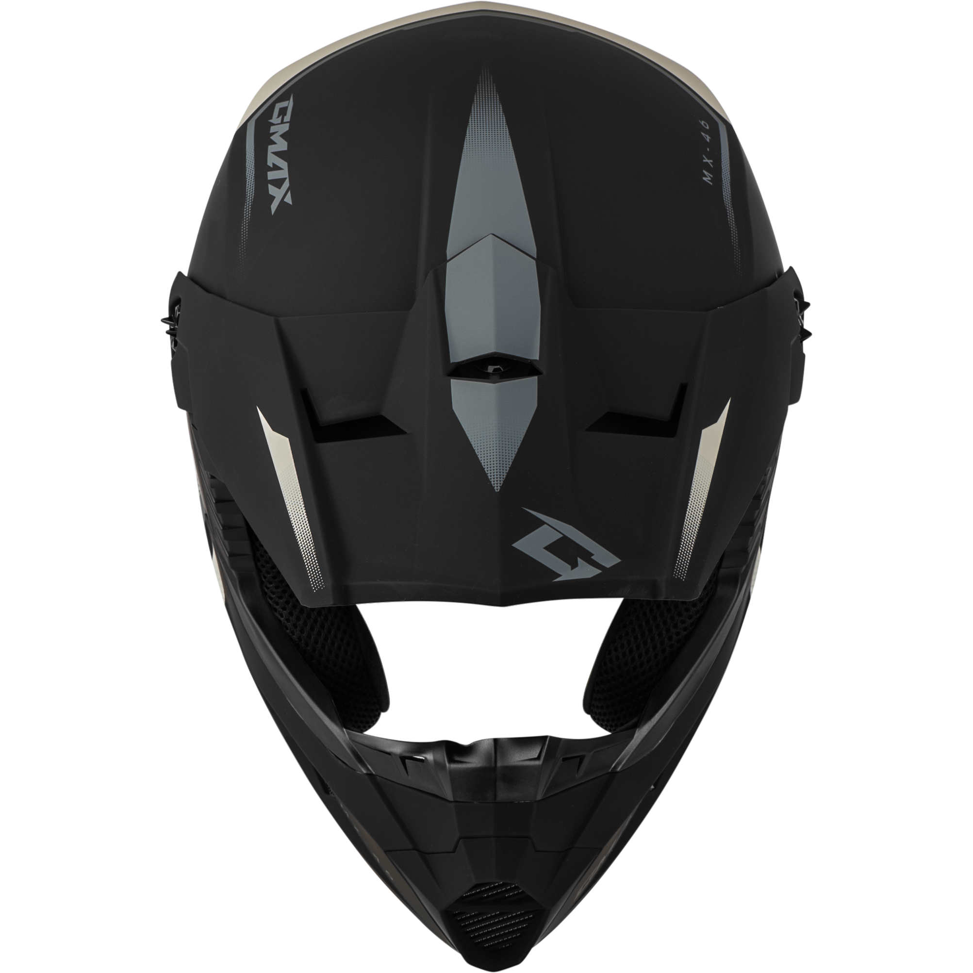 Mx 46 Compound Helmet Matte Black/Grey/White Yl