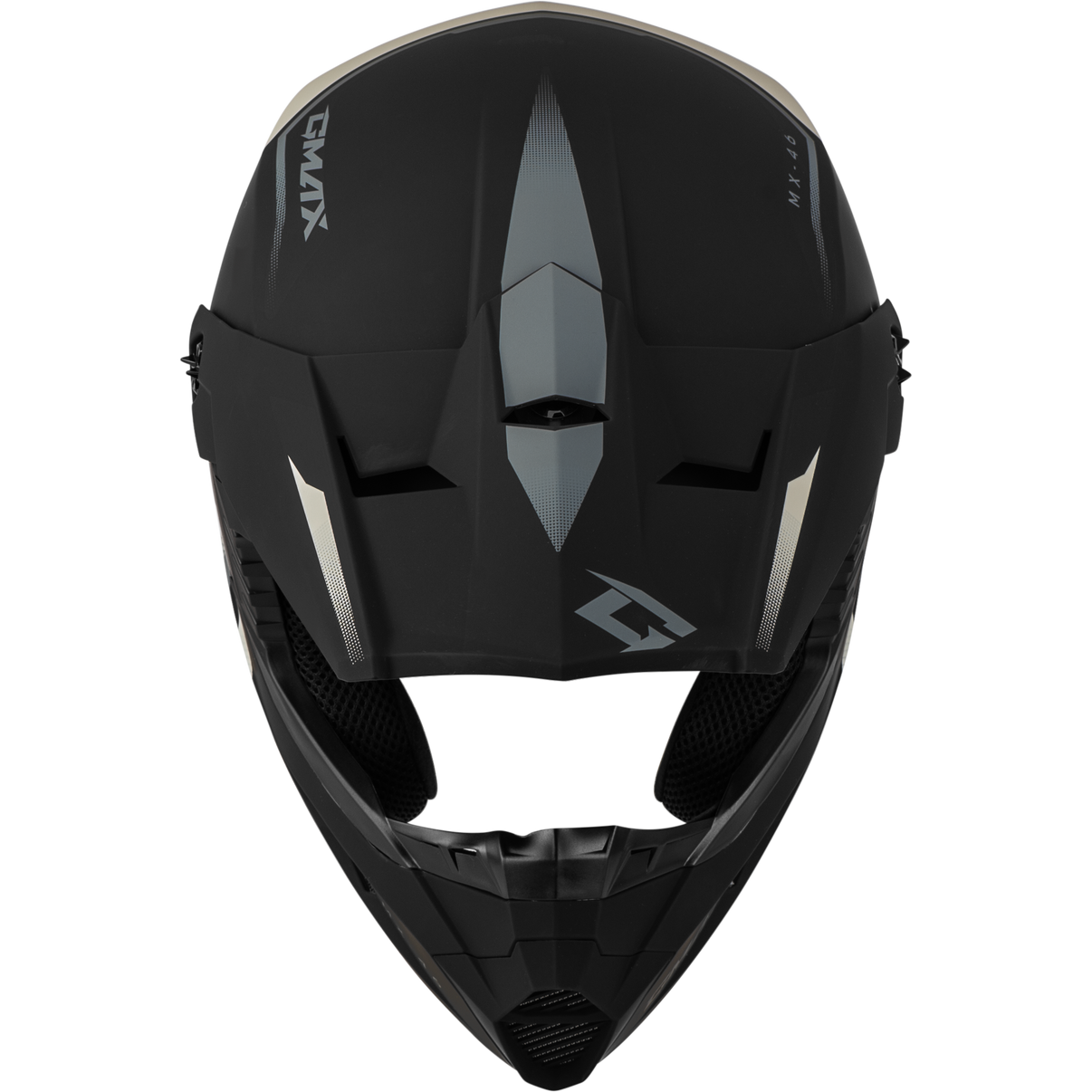 Mx 46 Compound Helmet Matte Black/Grey/White Xs