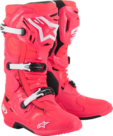 Alpinestars Tech 10 Boots - Diva Pink/White - Size 11