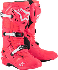 Alpinestars Tech 10 Boots Diva Pink/White - Part No. 2010020-3812-13