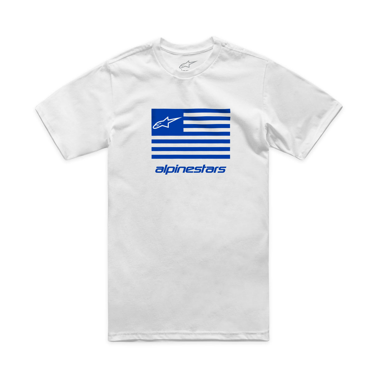 Flag Csf Tee White/Blue Lg