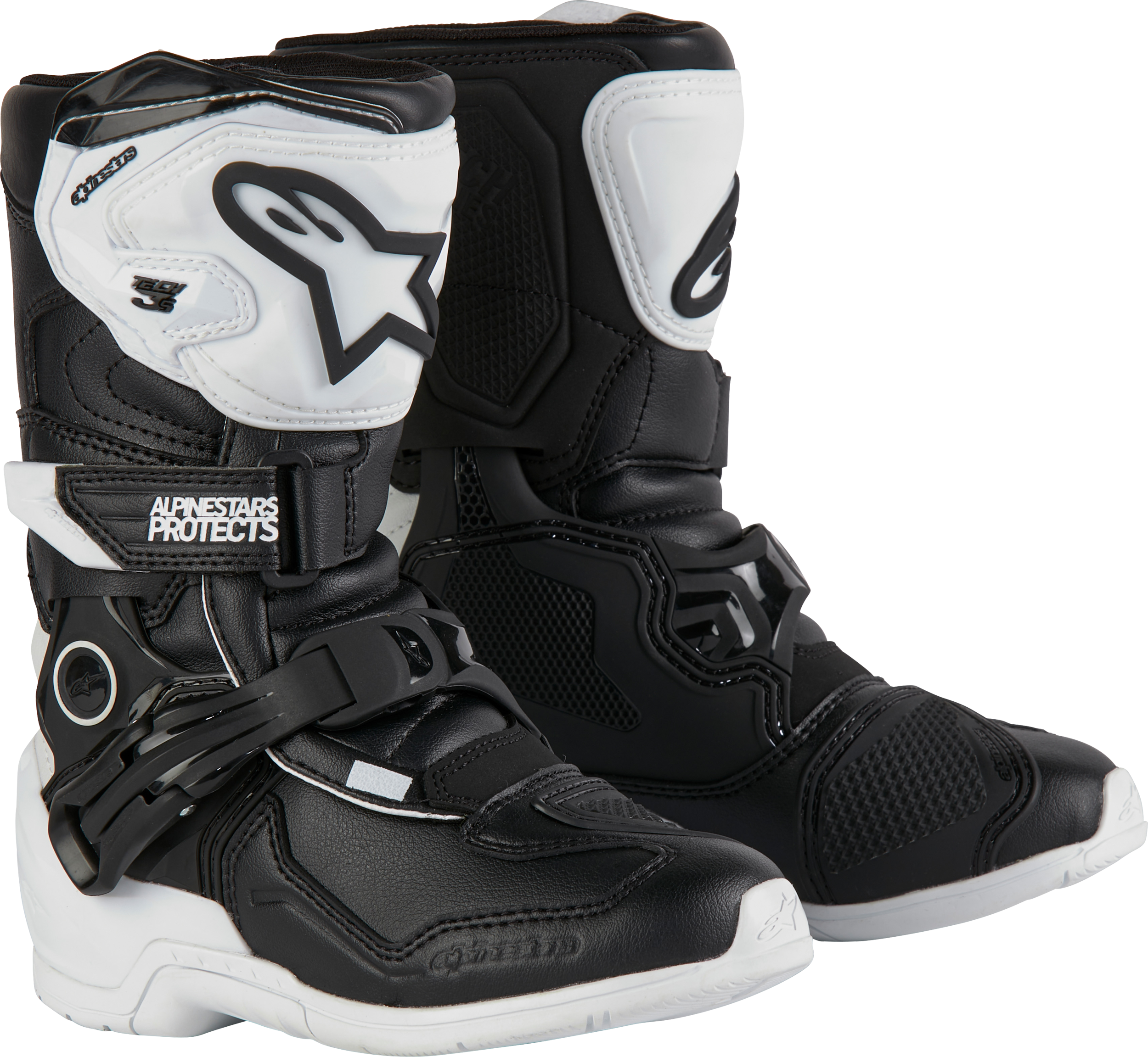 Tech 3s Kids Boots White/Black Sz 11