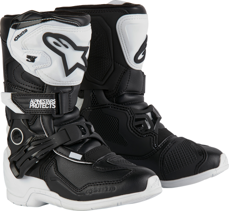 Tech 3s Kids Boots White/Black Sz 10