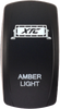 Dash Switch Rocker Face Amber Light Bar