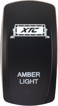 Dash Switch Rocker Face Amber Light Bar