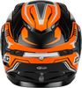 Md 01s Transistor Snow Helmet Orange/Black Lg