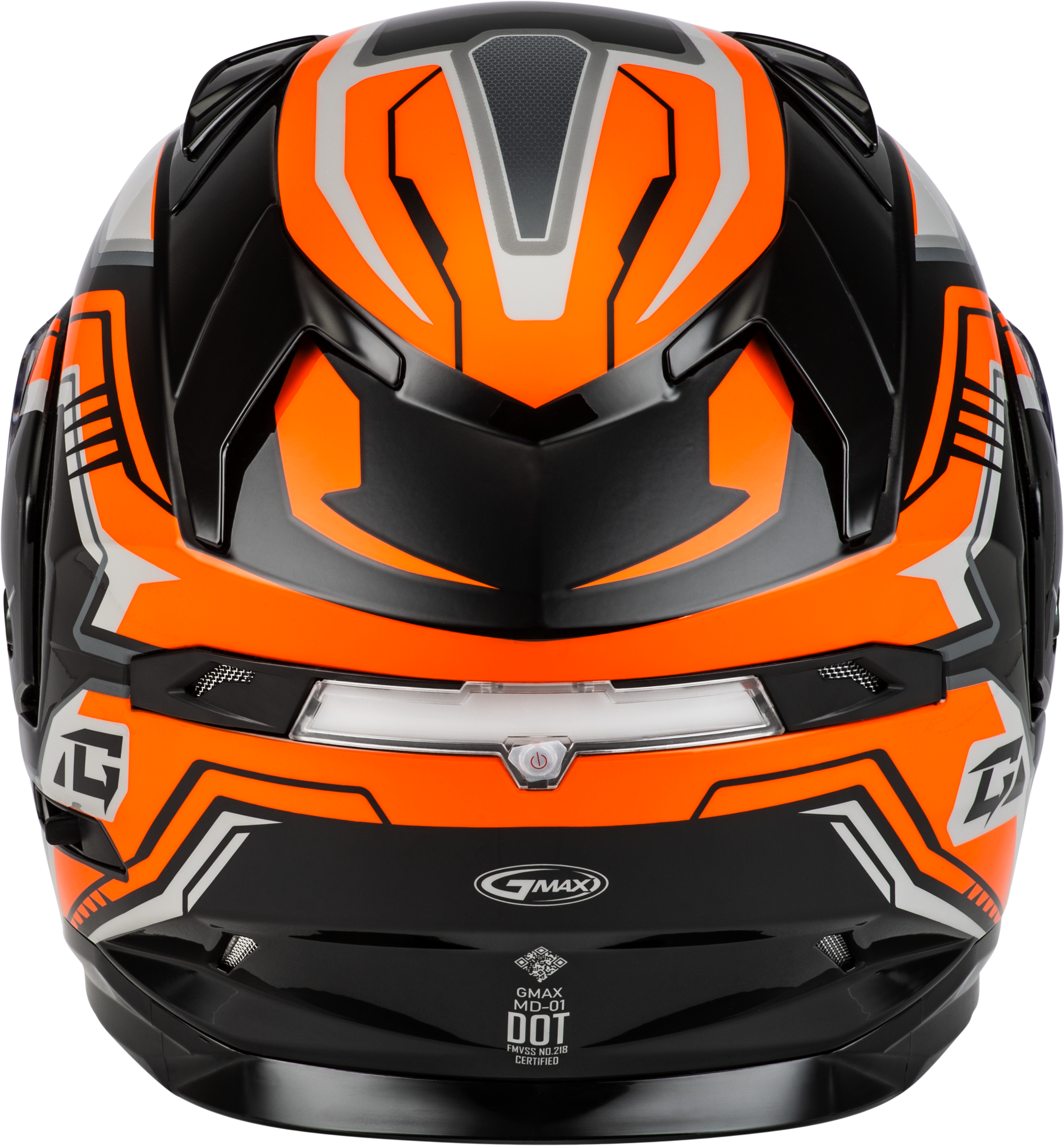 Md 01s Transistor Snow Helmet Orange/Black Lg
