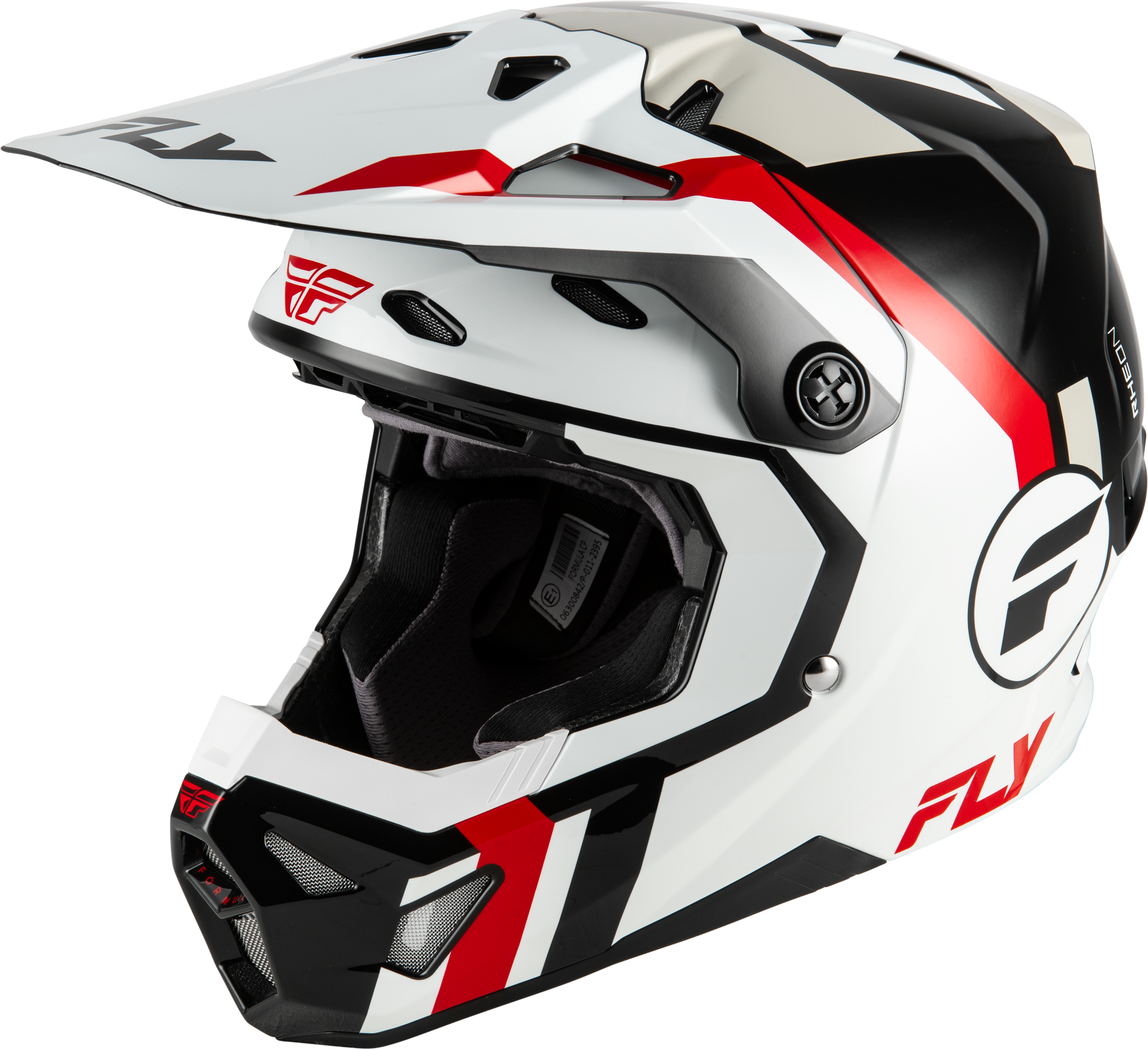 Formula Cp Seal Helmet White/Black/Red Md