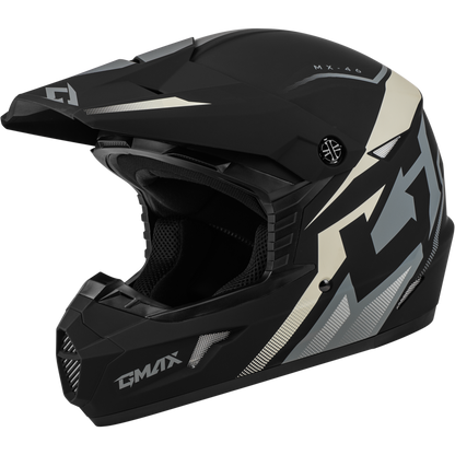 Mx 46 Compound Helmet Matte Black/Grey/White 2x