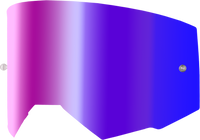 Zone Elite Injctd Lens W/ Post W/ Iridescent Red Mir/Smk Lens