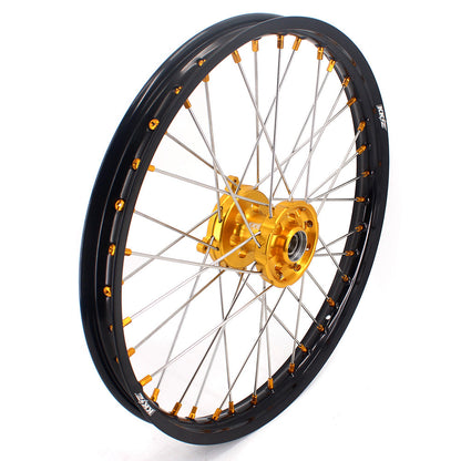 KKE 21 & 18 Enduro Rims for Suzuki RMZ250 2007-2018 RMZ450 2005-2017 Gold Nipple