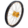 KKE 21 & 19 MX Rims for Suzuki RMZ250 2007-2025 RMZ450 2005-2025 Gold Nipple
