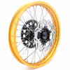 KKE 21 & 19 MX Gold Rims for Suzuki RM125 RM250 1996-2000 Black Hub