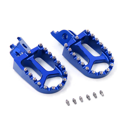 KKE CNC Aluminum Footpegs for HONDA/KAWASAKI Red/Blue/Green/Black/Silver