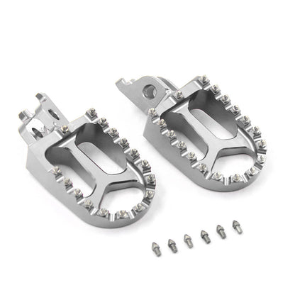 KKE CNC Aluminum Footpegs for HONDA/KAWASAKI Red/Blue/Green/Black/Silver
