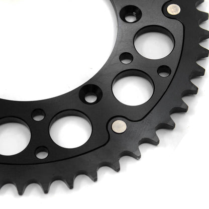 KKE 44T/48T/49T/50T/51T Black Sprocket For SUZUKI RMZ250 RMZ450 DRZ400S DRZ400SM