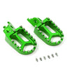 KKE CNC Aluminum Footpegs for HONDA/KAWASAKI Red/Blue/Green/Black/Silver