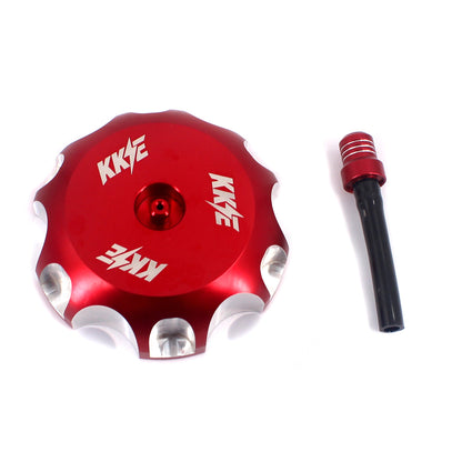 KKE Gas Cap Compatible with HONDA CRF250X CRF250R CRF450R CRF450X XR650L XR650R Red/Blue/Black/Silver Available