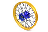 KKE 21"&19" Mx Dirtbike Cast Wheels For YAMAHA YZ125 YZ250 YZ250F YZ450F Gold Rim Black Spokes