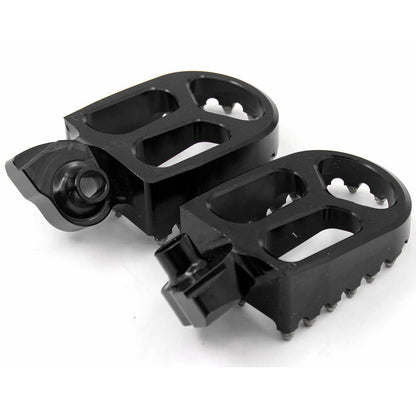 KKE BILLET CNC FOOTPEGS FOR YAMAHA YZ85 YZ125 YZ250 YZ426F YZ450F WR250F WR450F BLUE BLACK SILVER OPTIONAL