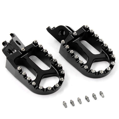 KKE CNC Aluminum Footpegs for HONDA/KAWASAKI Red/Blue/Green/Black/Silver