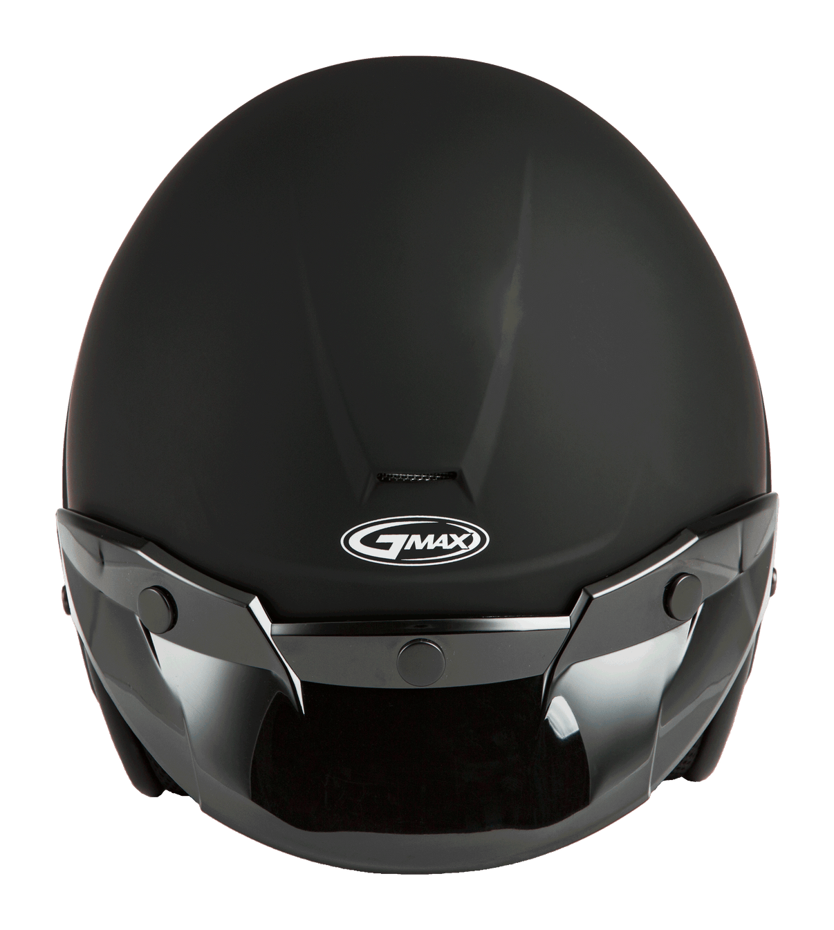 Of 2 Open Face Helmet Matte Black Sm