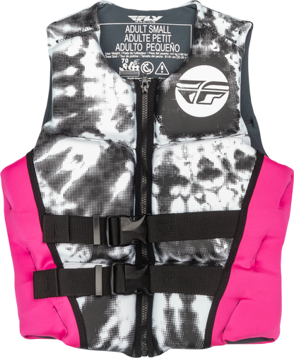 Wmn's Neoprene Flotation Vest Neon Pink/White/Black Sm