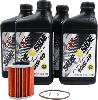 KLOTZ KU-104 Side X Side Oil Change Kit 10W40 with Oil Filter for Can Am