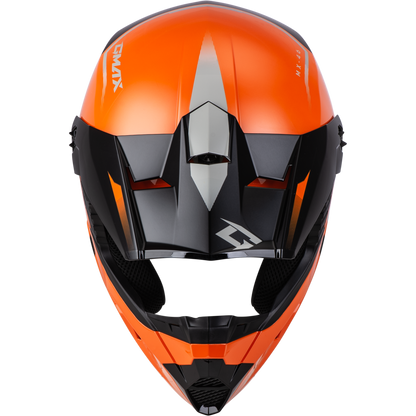 Mx 46 Compound Helmet Orange/Black/Grey Ys