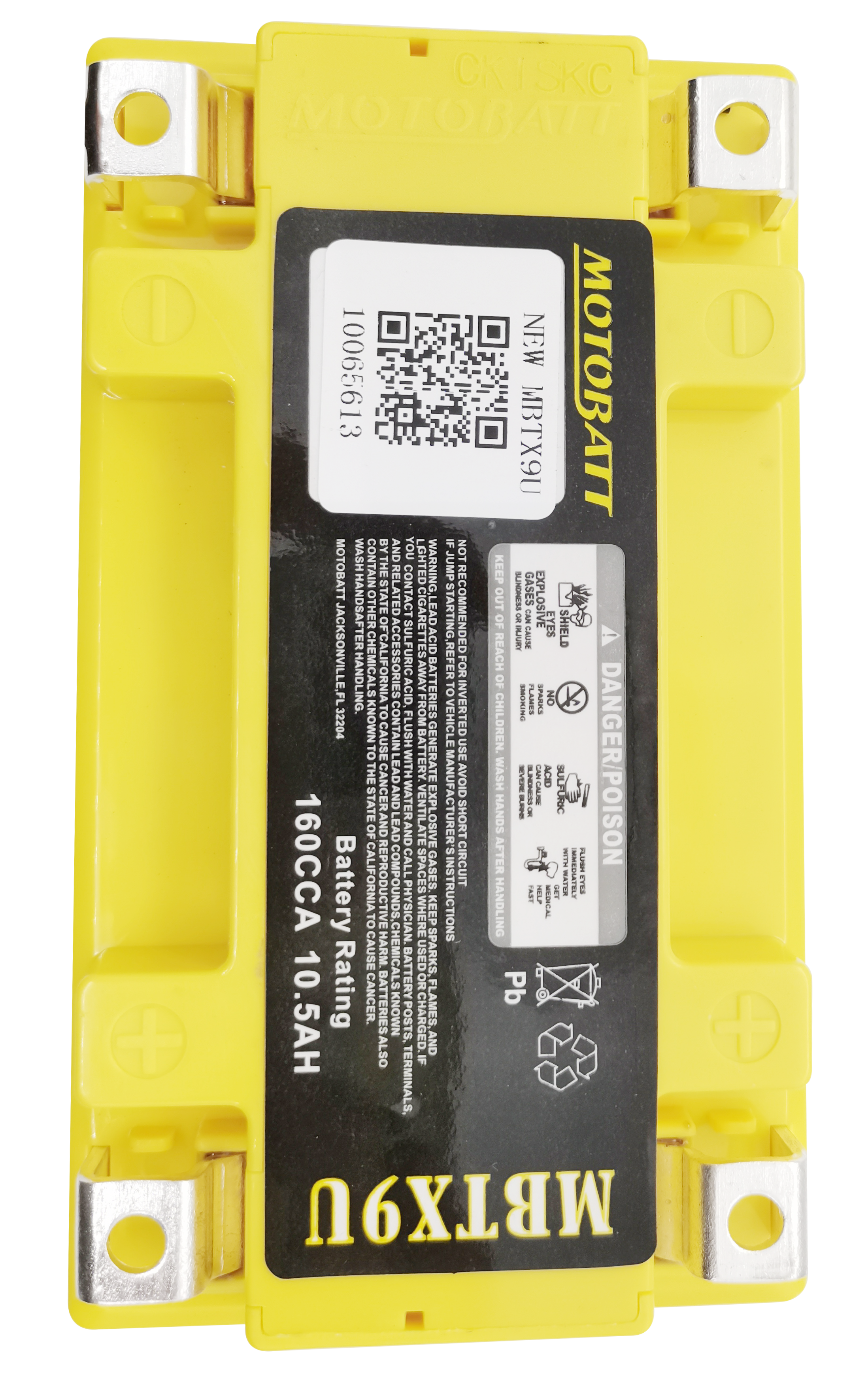 Battery Mbtx9u Sealed Factory Activated