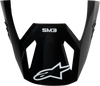 Sm3 Solid Visor Black Glossy