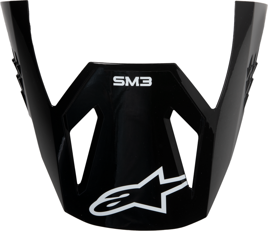 Sm3 Solid Visor Black Glossy