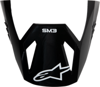 Sm3 Solid Visor Black Glossy