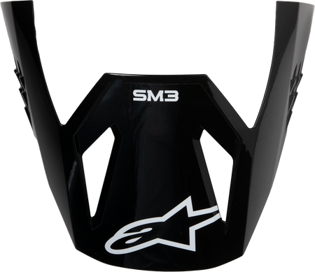 Sm3 Solid Visor Black Glossy