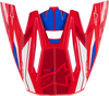 S M5 Visor Action 2 Bright Red/Blue Glossy