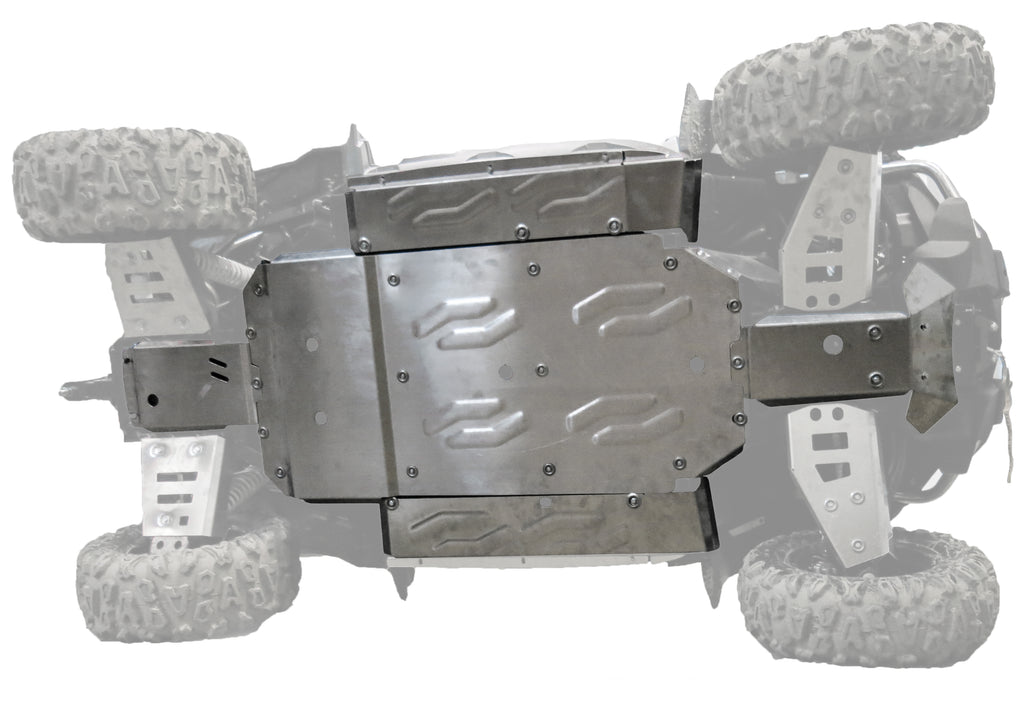 Central Skid Plate Alloy CF Moto Z Force 800