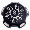Billet Gas Cap (Black Flames)
