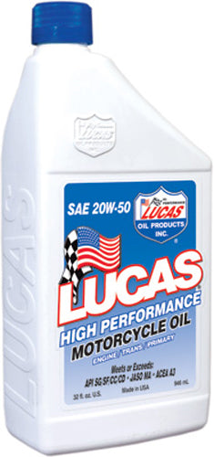 LUCAS High Performance Oil 20W-50 (Part Number: 10700)