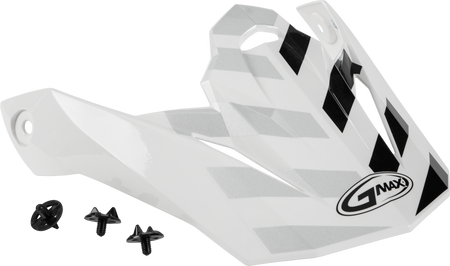 Visor W/Screws Fame Mx 86 White/Silver/Grey