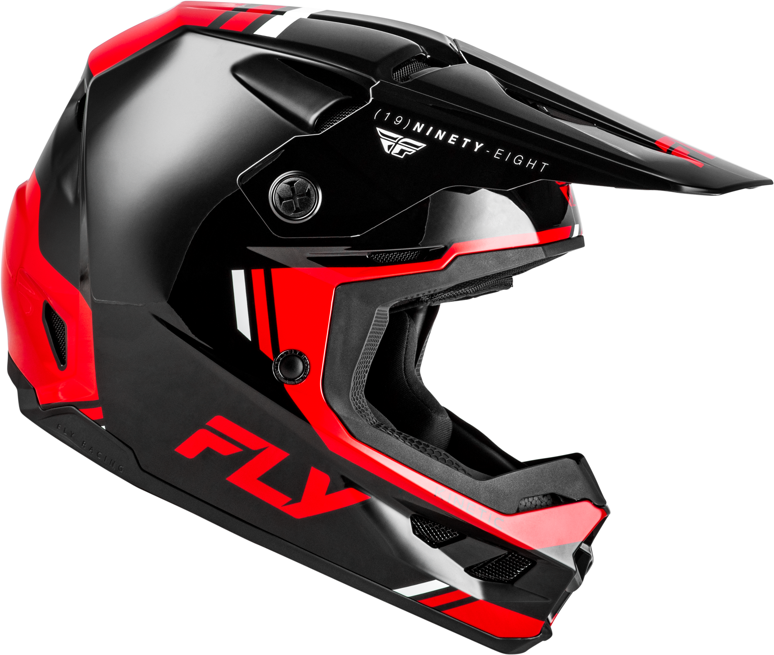Kinetic Verdict Helmet Black/Red/White Sm