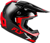 Kinetic Verdict Helmet Black/Red/White Lg