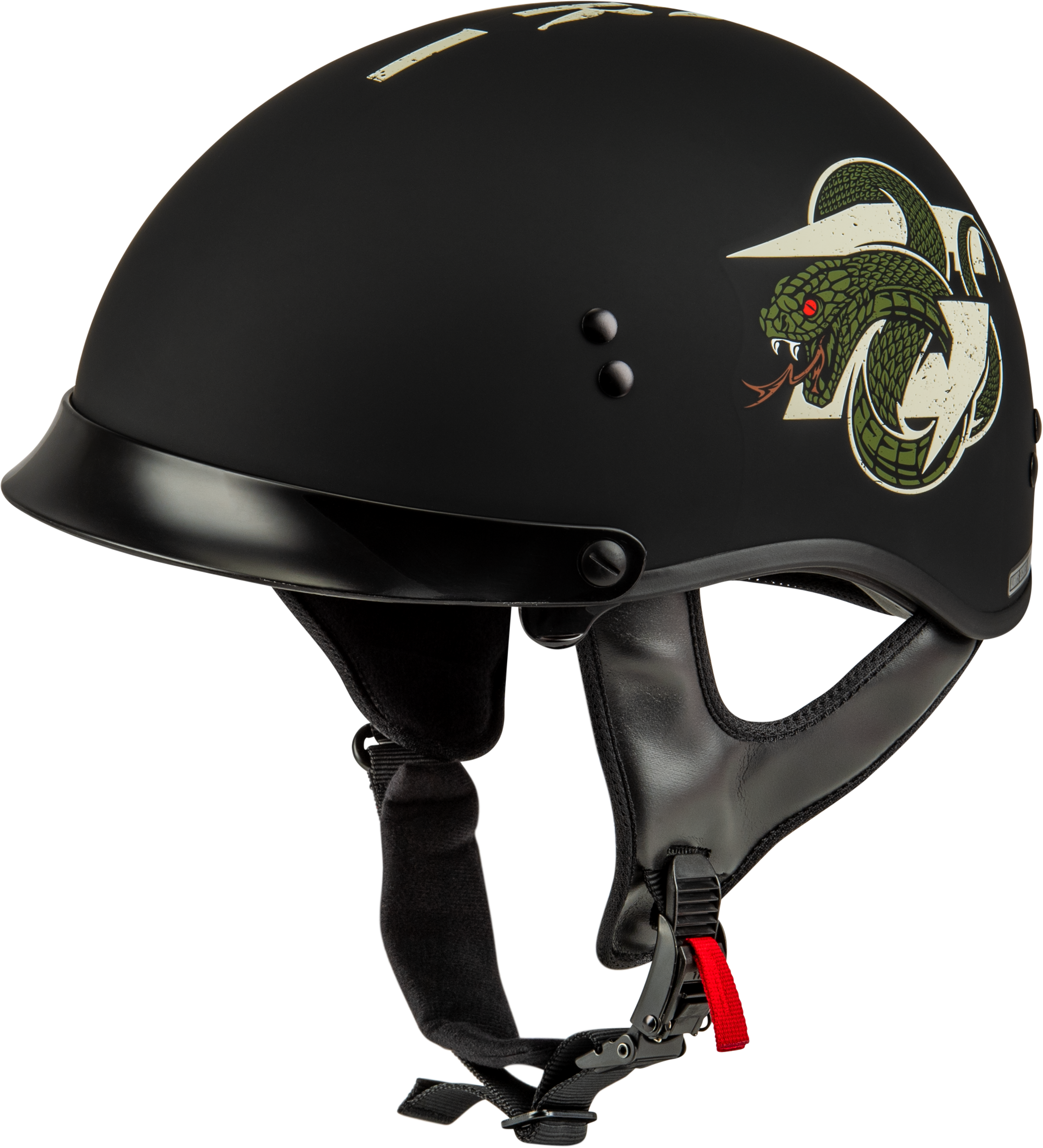 Hh 65 Drk1 Helmet W/ Peak Matte Black/Bone Xl