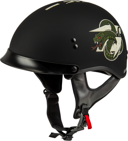 Hh 65 Drk1 Helmet W/ Peak Matte Black/Bone Xl