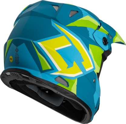Mx 96 Splinter Helmet Matte Blue/Green Xl