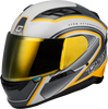 Ff 98 Aftershock Helmet White/Metallic Silver 3x