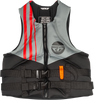 Neoprene Flotation Vest Black/Grey/Red Sm