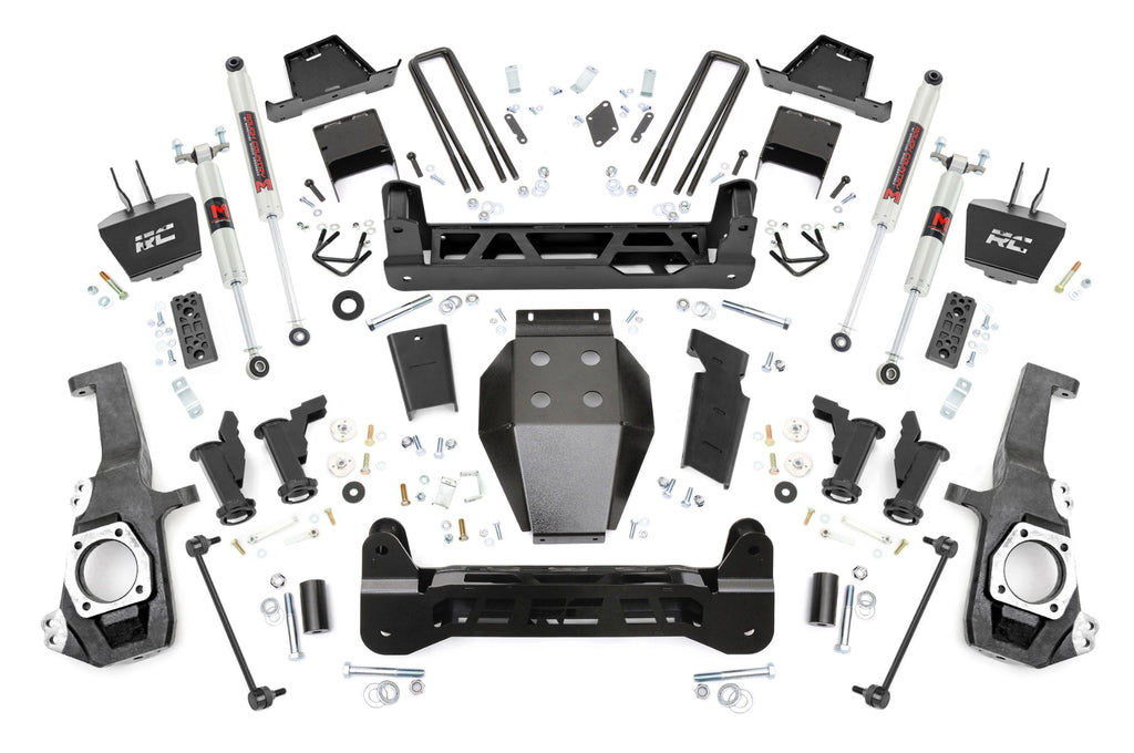 Rough Country | 7 Inch Lift Kit | Torsion Drop | M1 | w/ Overloads | Chevy/GMC 2500HD/3500HD (20-26) | 111240