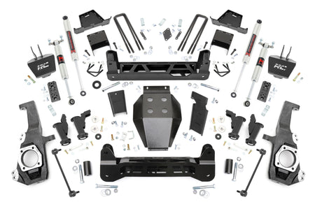 Rough Country | 7 Inch Lift Kit | Torsion Drop | M1 | w/ Overloads | Chevy/GMC 2500HD/3500HD (20-26) | 111240